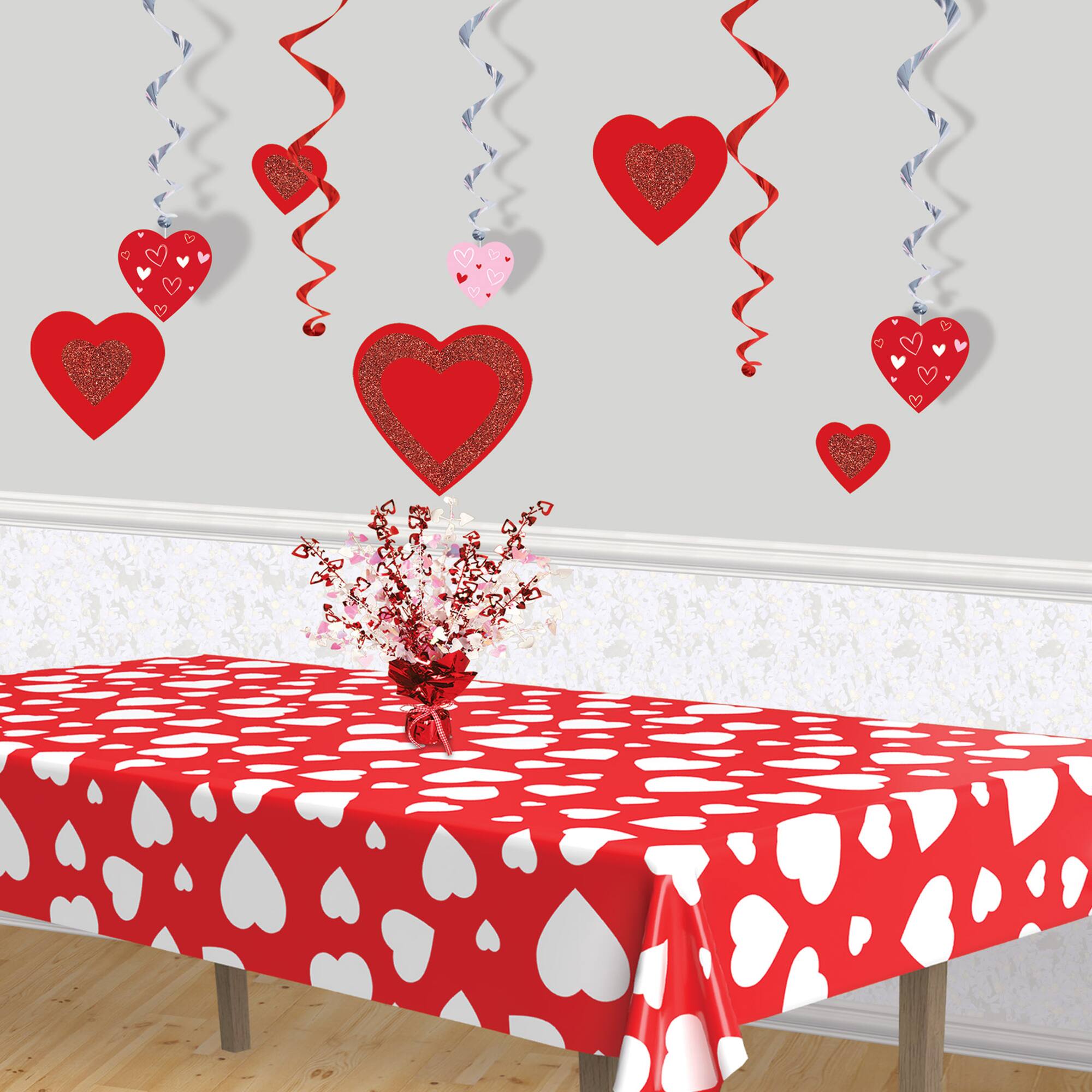 Beistle Valentine's Day Heart Whirls, 24ct.